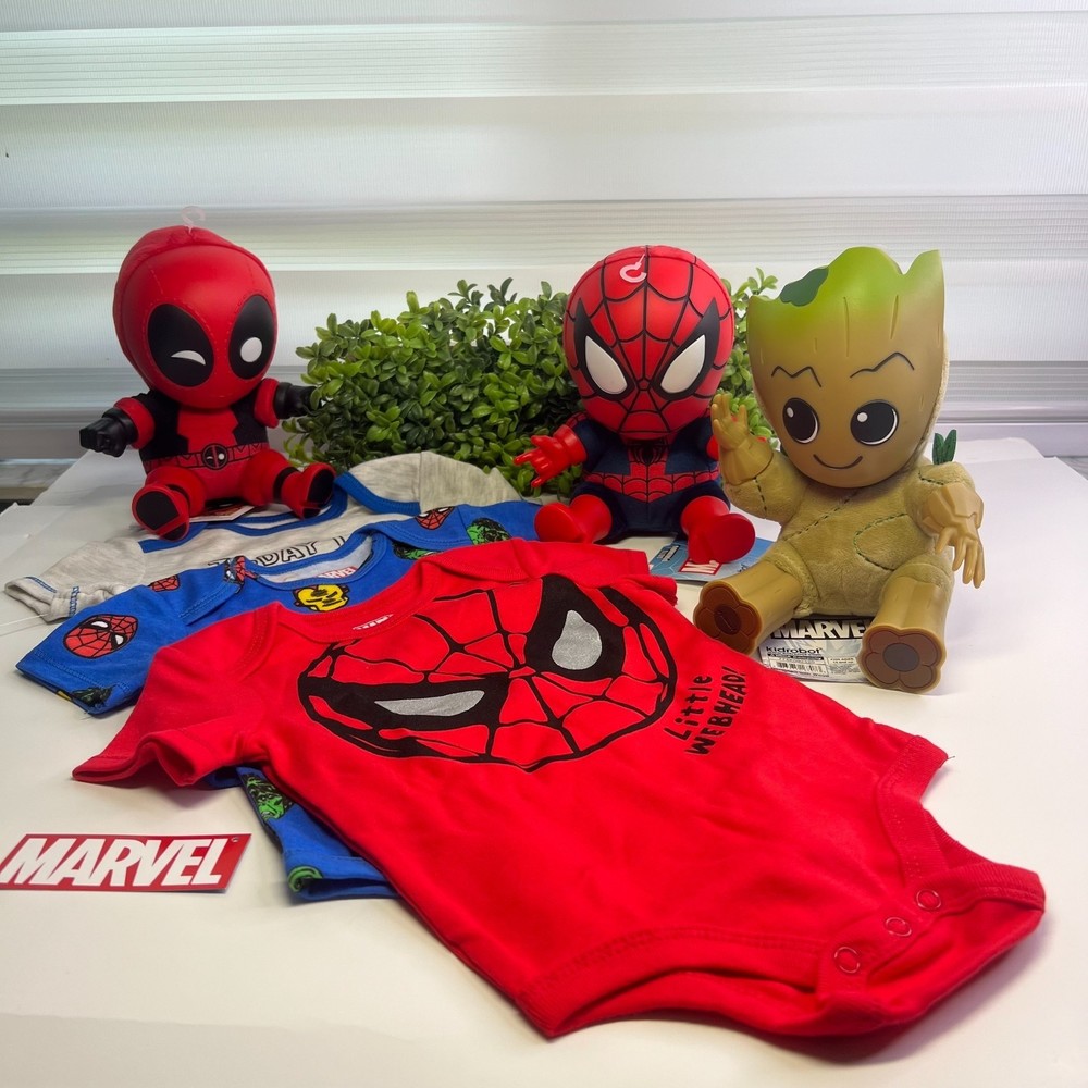 Marvel Universe Plush Set  Body Suit NEW Great to give as a Gift